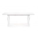 Стол обеденный HALMAR MOZART белый/белый 160-240/90